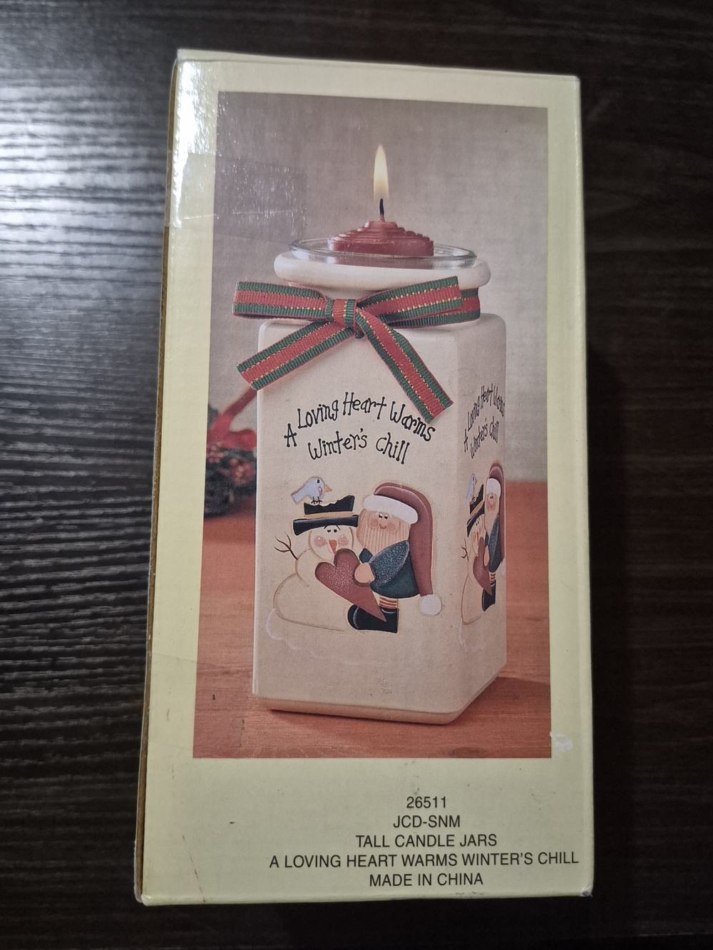 Holiday Candle Jar